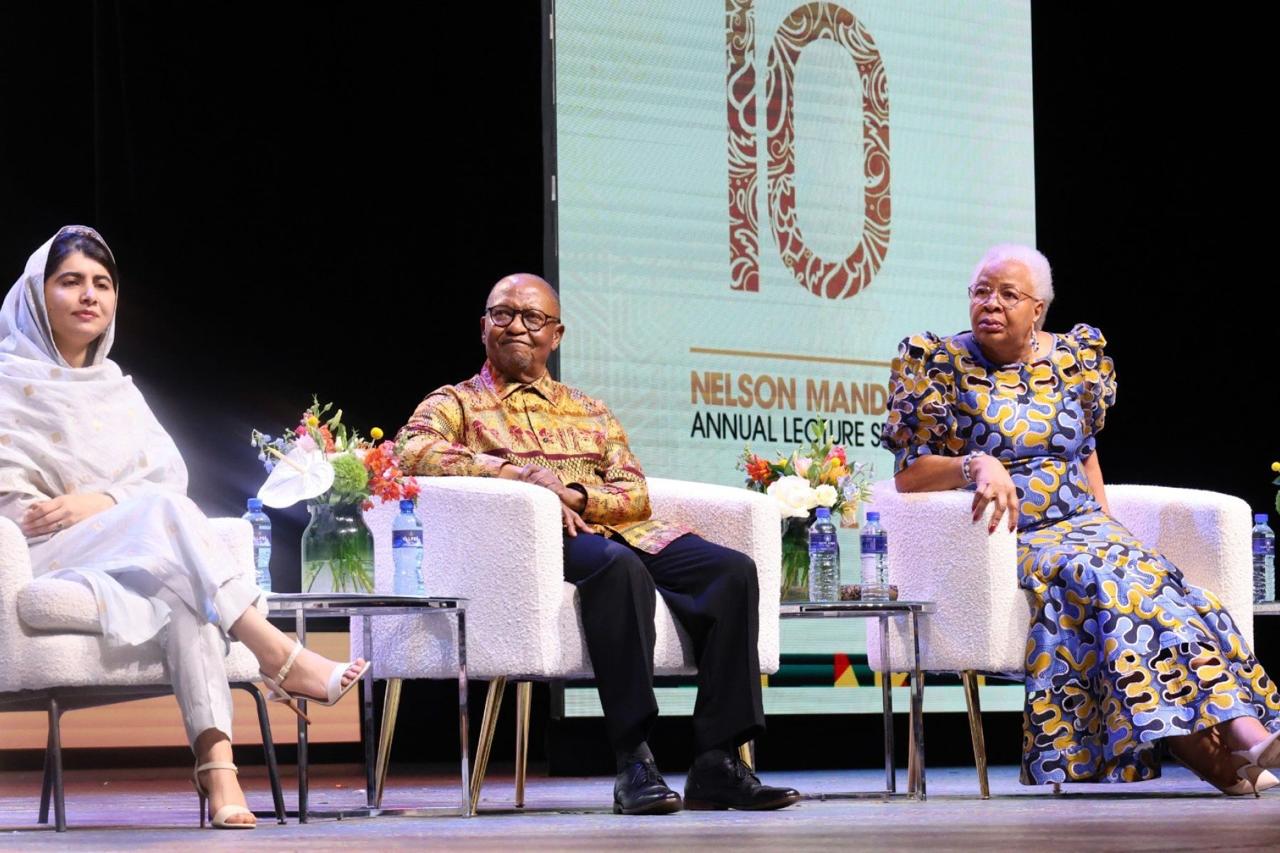 Malala Yousafzai at Nelson Mandela Annual Lecture